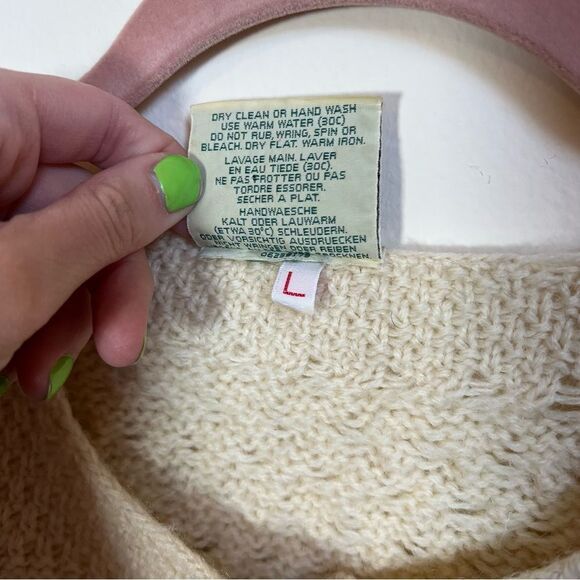 Cozy Cream Cable Knit Cardigan - Picture 4 of 14